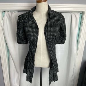 Polka dot shirt dress size S